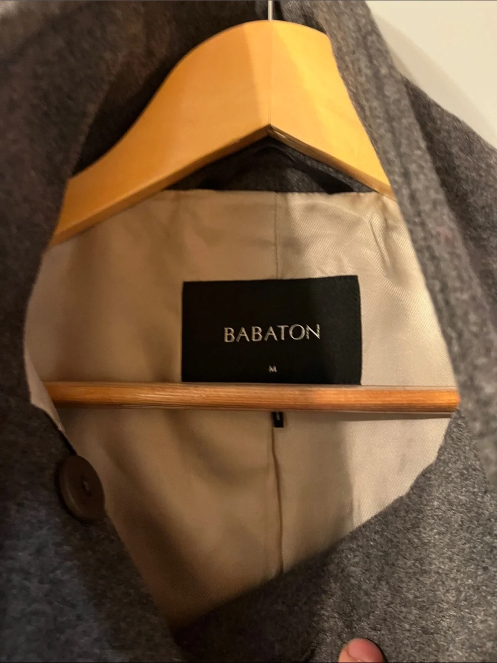 Babaton wool/cashmere trenchcoat size M - Picture 2 of 6